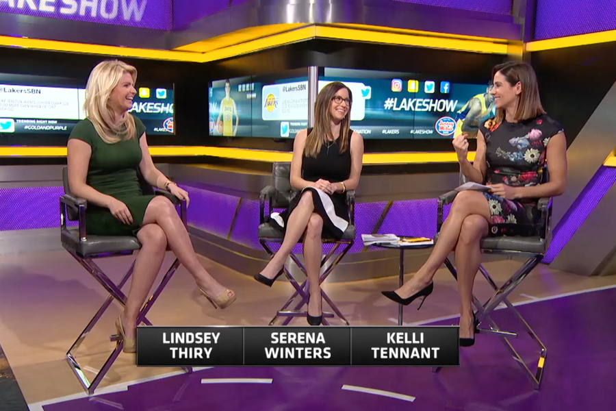 The Spectrum SportsNet team celebrated "Women In Sports" with an all female broadcast.