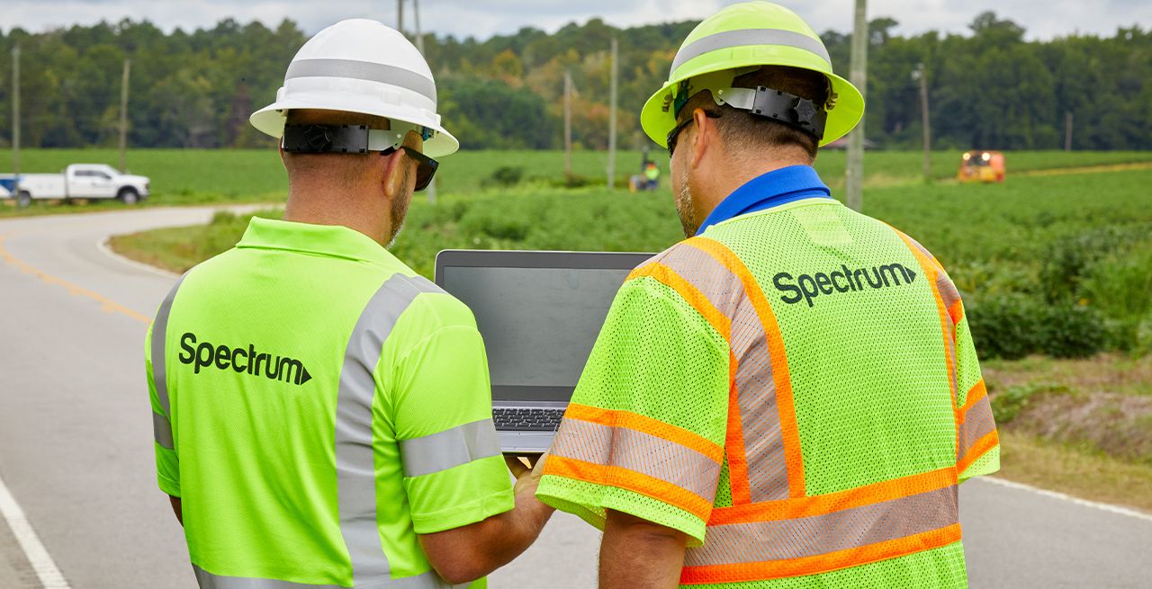 Two Spectrum Technicians