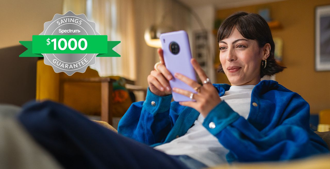 Woman on a smartphone