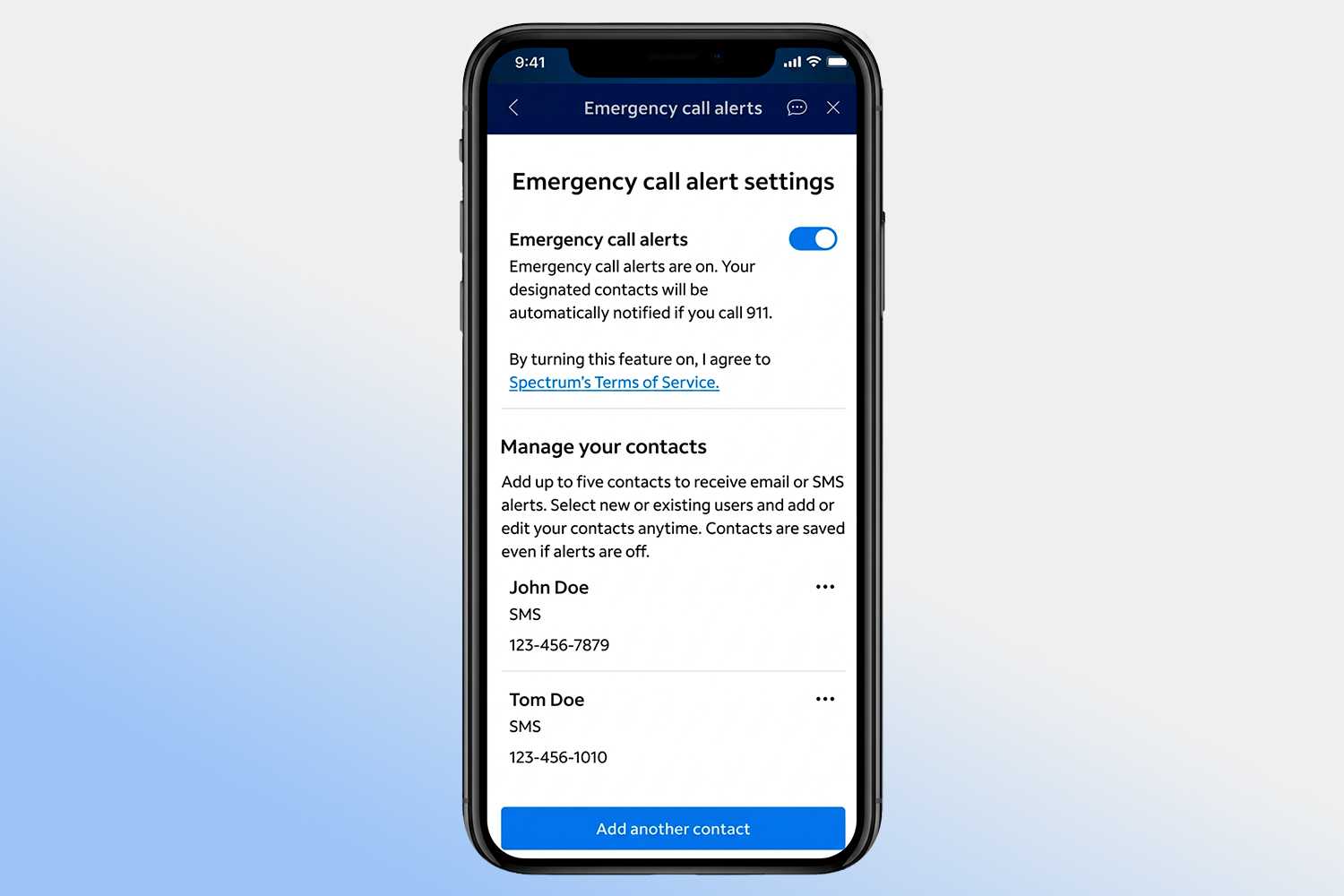Call Alert UI
