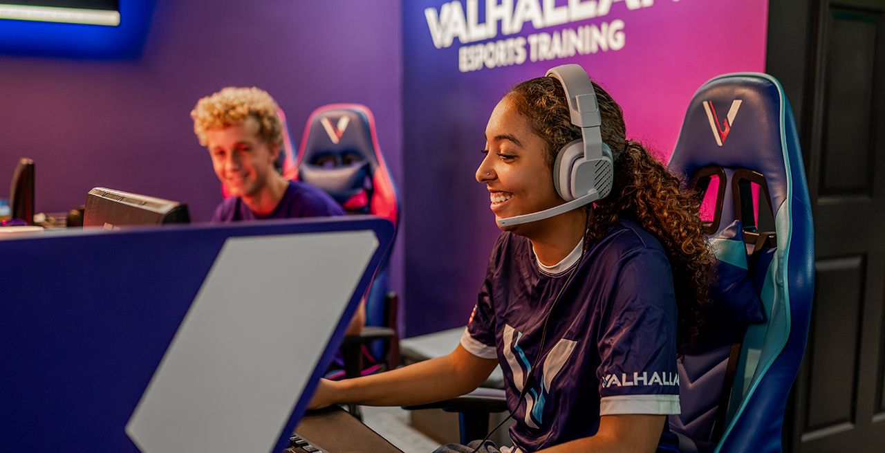 Gamers in action