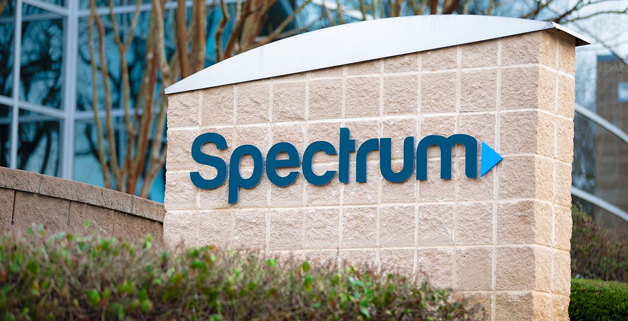 Spectrum sign outside a Call Center location
