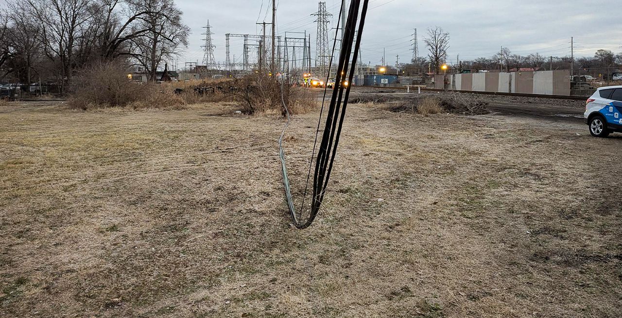 Image of vandalized network
