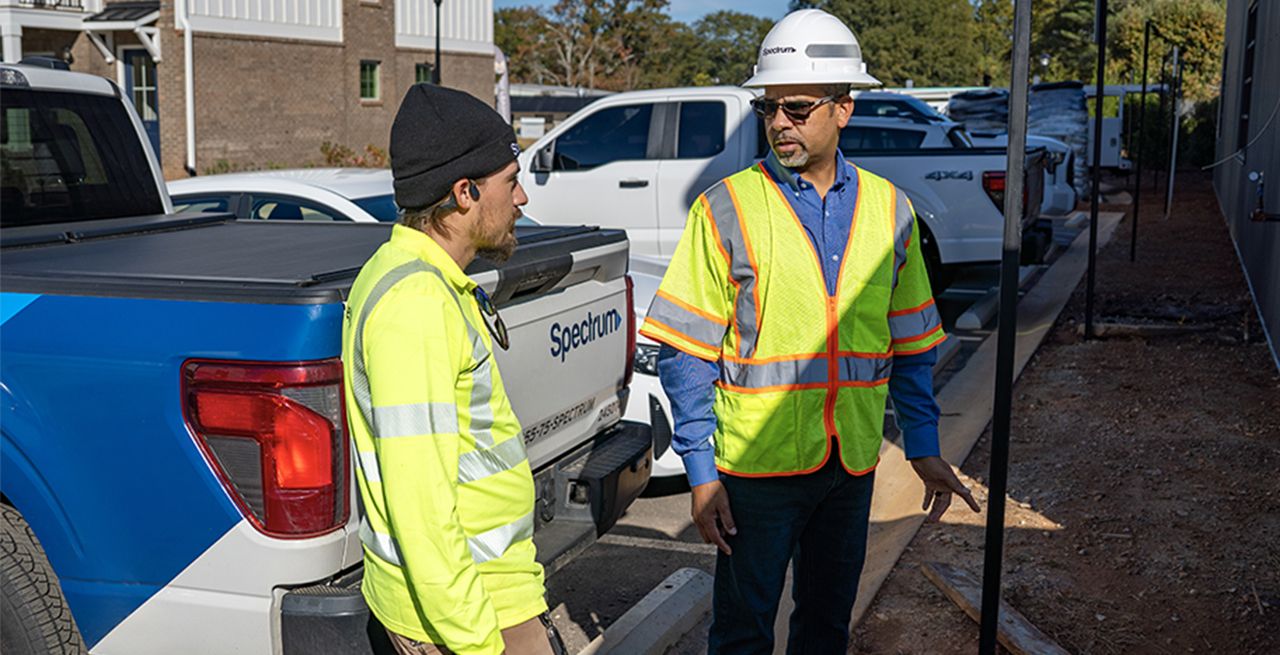 Two Spectrum Technicians