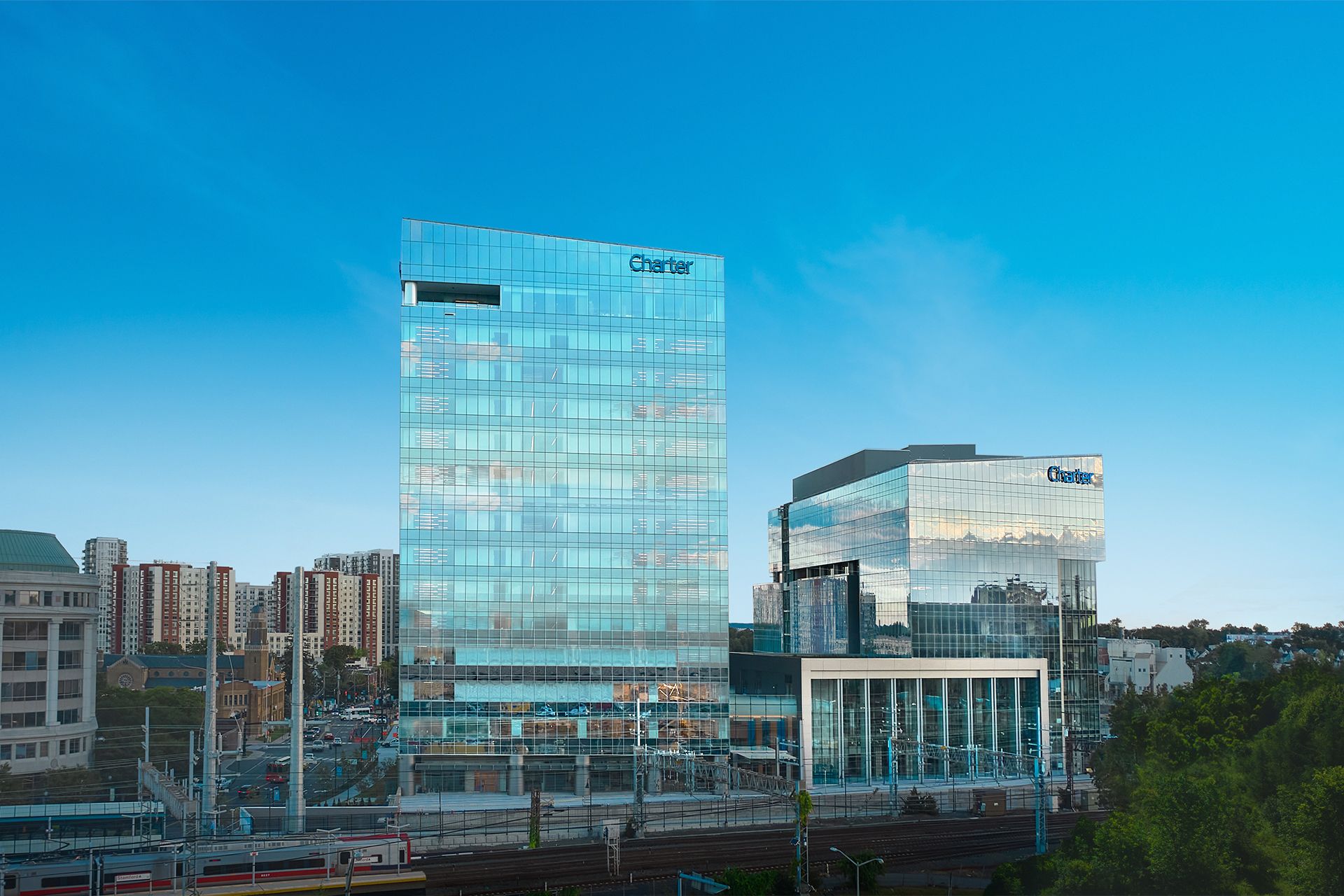 Charter's corporate headquarters in Stamford CT