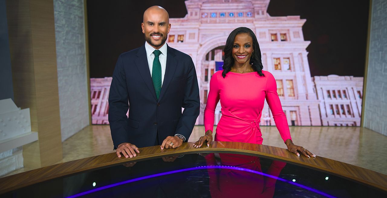 Spectrum News anchors in the studio