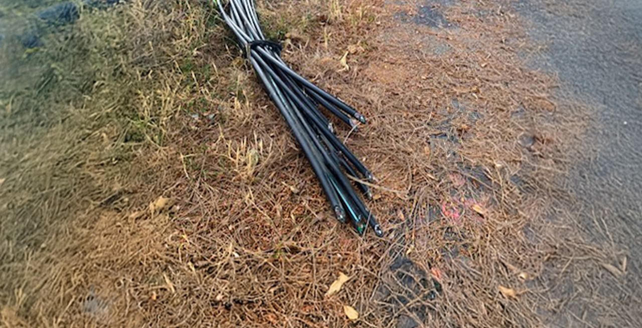 Image of a fiber cut 
