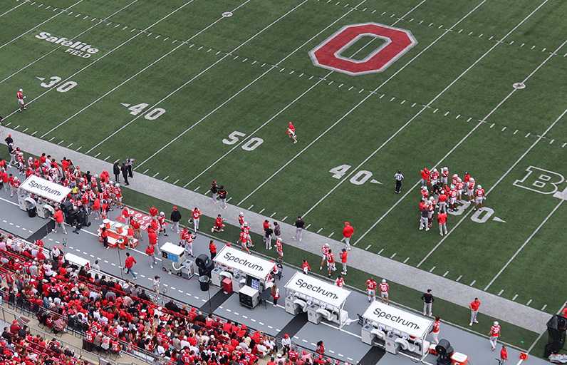 Football game at Ohio State